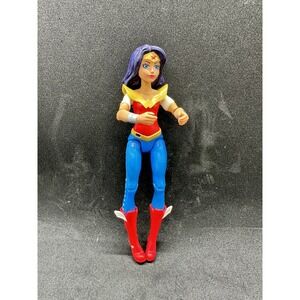 DC Comics Wonder Woman Action Figure Red Blue Plastic Articulated 2015 Mattel